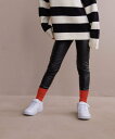 【SALE/30%OFF】LOWRYS FARM レザーライクレギンス ローリーズファーム 靴下・レッグウェア レギンス・スパッツ ブラック