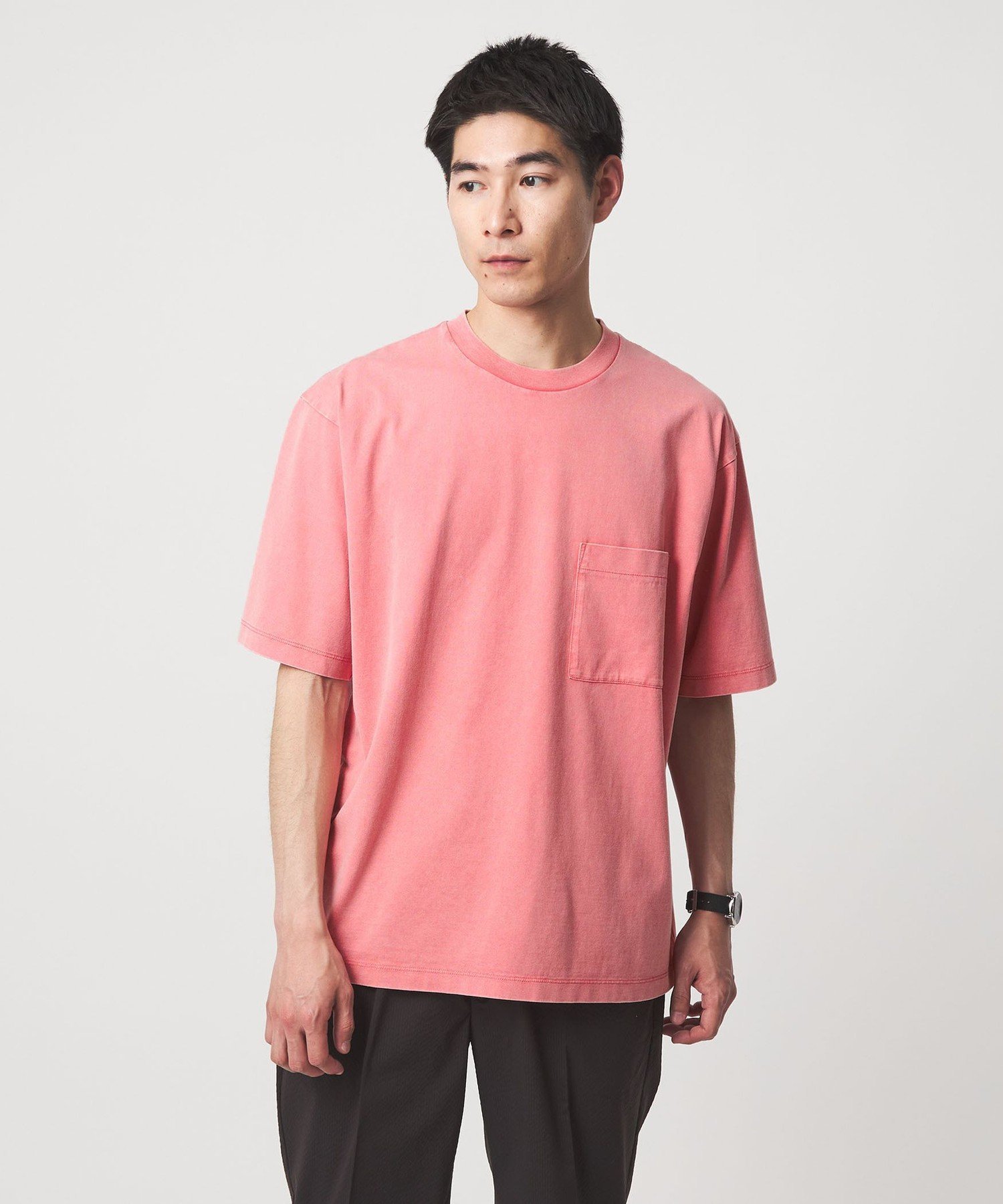 ヴィンテージライク 半袖 カットソー Tシャツ ユナイテッドアローズ グリーンレーベルリラクシング トップス カットソー・Tシャツ グレー レッド ブルー