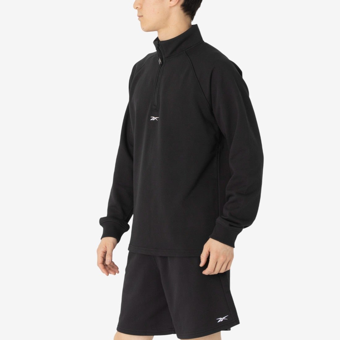 ハーフ ジップトップ / RBK.B FT OH HALF ZIP リーボック トップス その他のトップス ブラック グレー