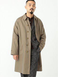 Cotton Silk Chambray Bal Collar Coat 11-19-1271-803: Olive Cotton Silk Chambray Bal Collar Coat 11-19-1271-803: Olive