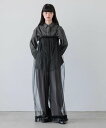 【SALE/38%OFF】yuw 【yuw】チュールオールインワン ローリーズファーム オールインワン・オーバーオール オールインワン・つなぎ ブルー ブラック...