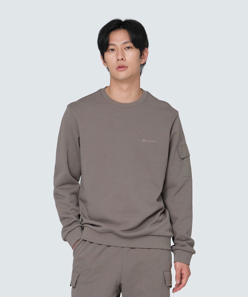 Snow Peak Basic pocket sweatshirt スノーピーク トップス スウェット・トレーナー ブラック カーキグリーン グレー【送料無料】