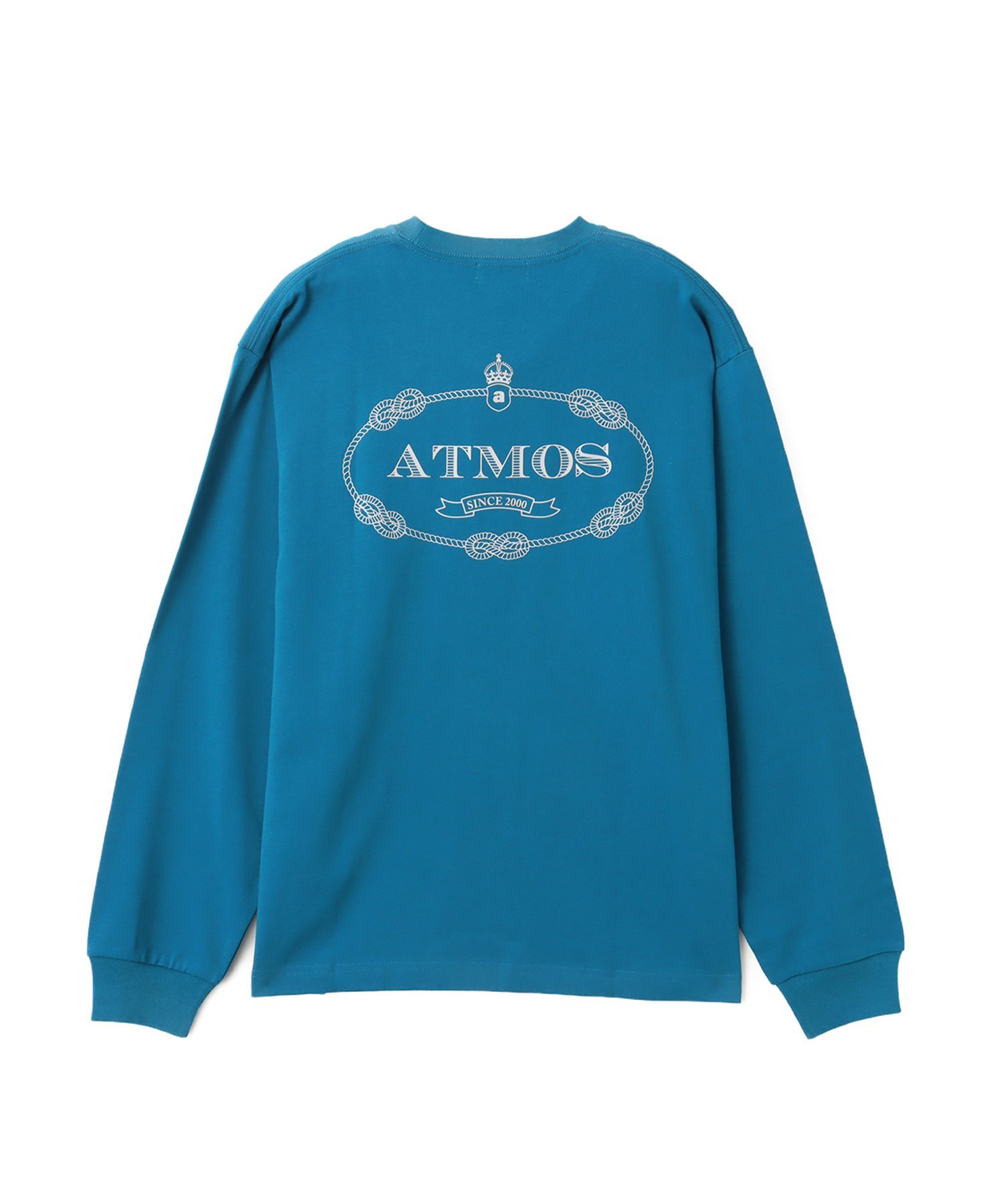 atmos atmos Emblem Logo LS T-shirt BLUE アトモス トップス カットソー・Tシャツ ブルー