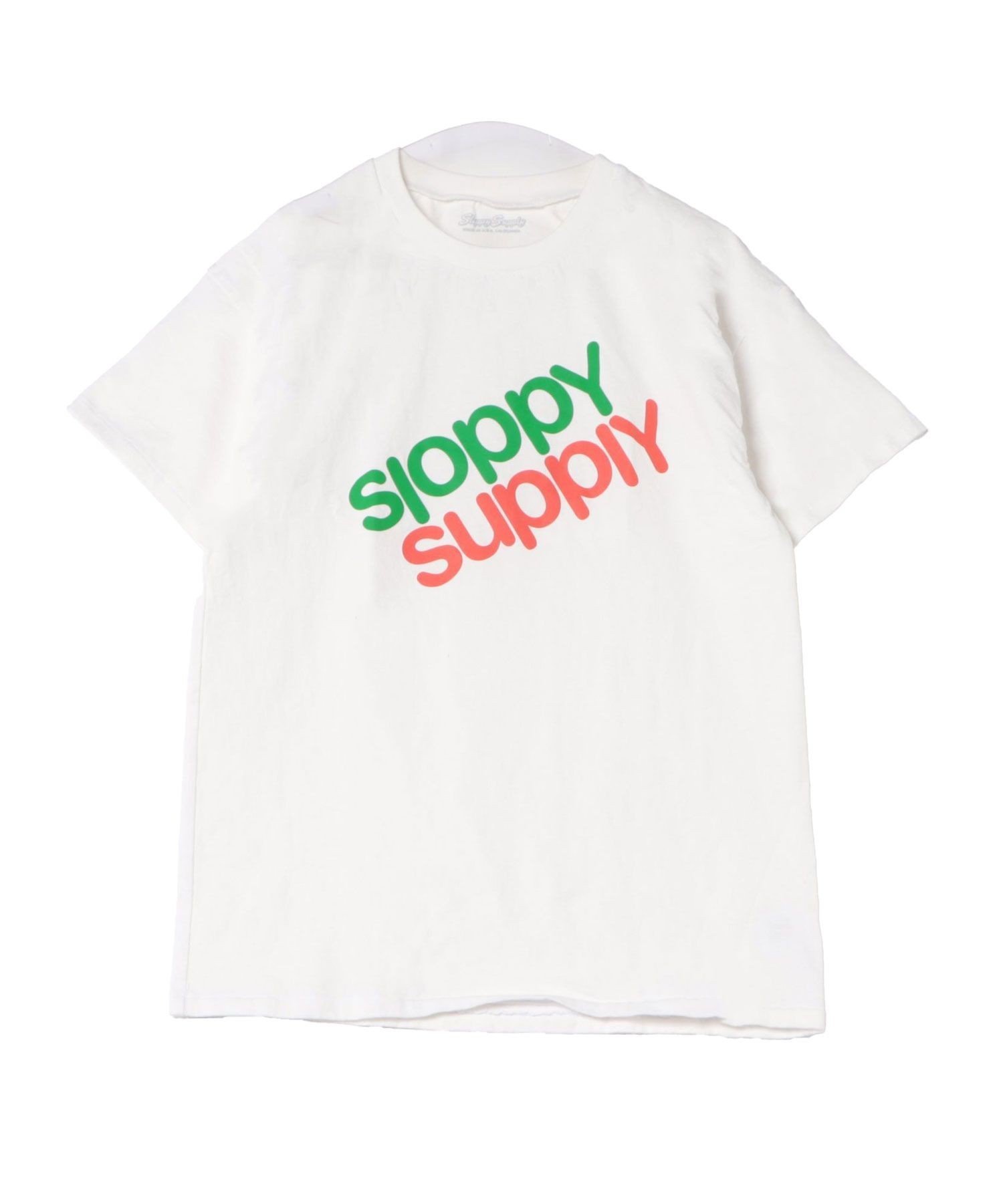 【SLOPPY SUPPLY/スロッピーサプライ】プリントTシャツ ジュン スタンダード ピックス トップス カットソー・Tシャツ グリーン ブラック ホワイト