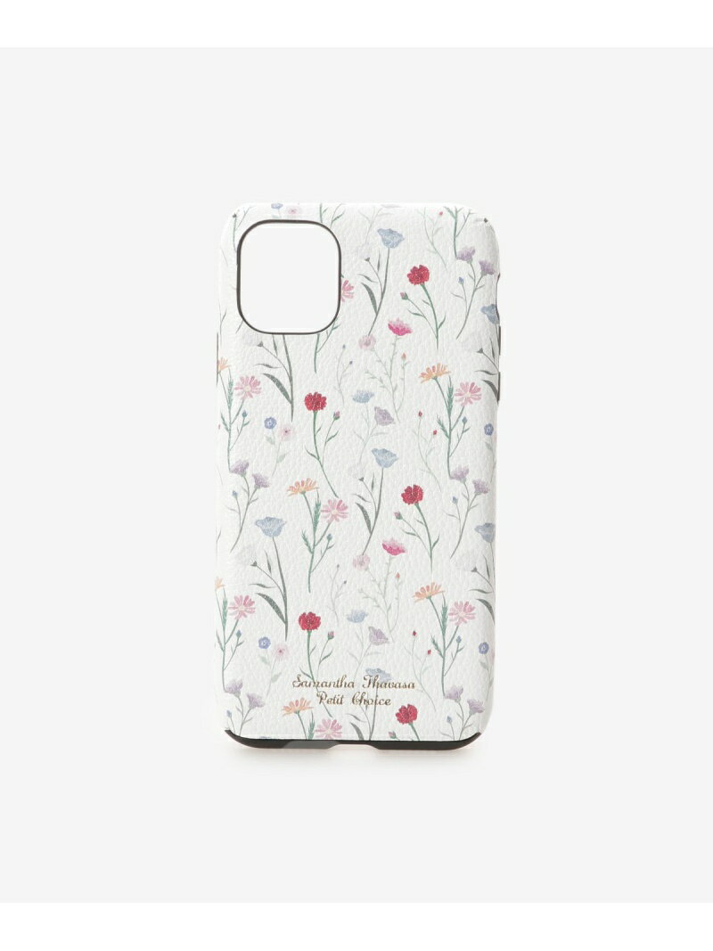 【SALE／71%OFF】Samantha Thavasa Petit Choice iPhone11ケース スプリンクルフラワー サマンサタバサプチチョイス スマホグッズ・オーディオ機器 スマホ・タブレット・PCケース/カバー ホワイト ピンク グリーン