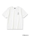 OPAQUE.CLIP 【miffyコラボ】ワンポイント刺繍Tシャツ オペークドットクリップ トップス カットソー・Tシャツ ホワイト ブラック【送料無料】