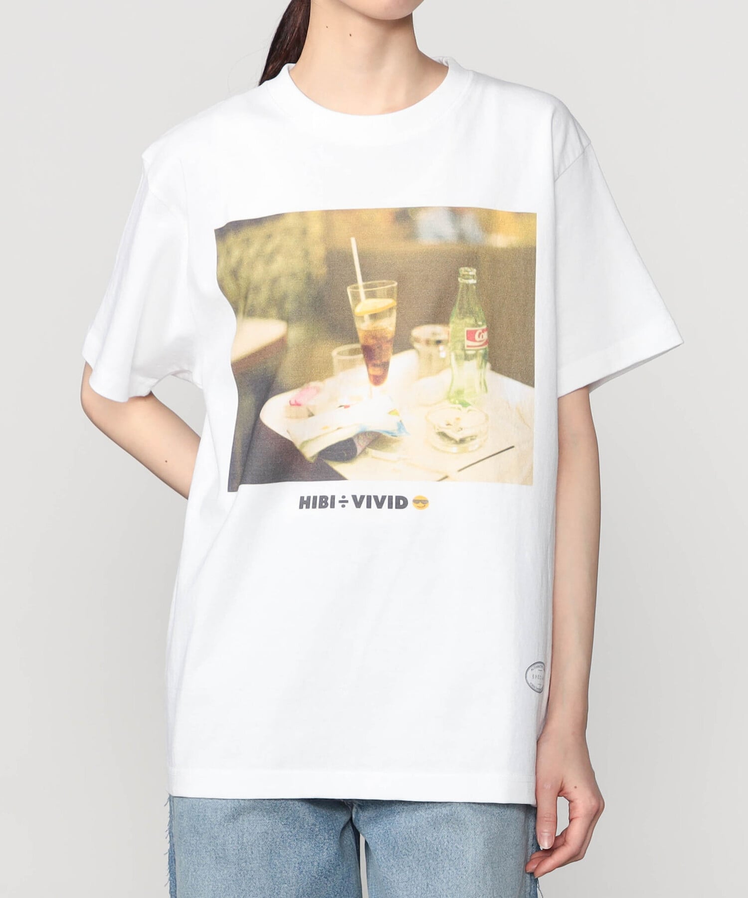 Bshop TANGTANG ｜ 半袖Tシャツ GASATANG HIBI/VIVID WOMEN ビショップ トップス カットソー・Tシャツ ホワイト