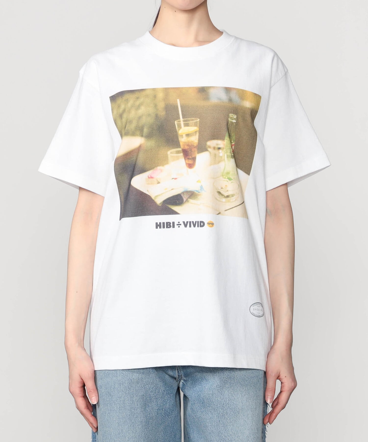 Bshop TANGTANG ｜ 半袖Tシャツ GASATANG HIBI/VIVID WOMEN ビショップ トップス カットソー・Tシャツ ホワイト