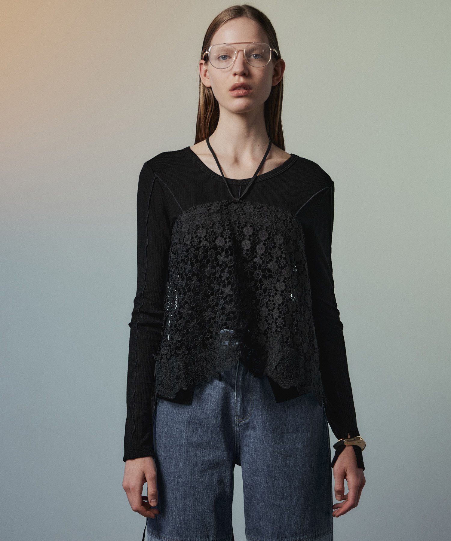 MAISON SPECIAL Multi-Way Lace Wrap Skirt メゾンスペシャル スカート その他のスカート ホワイト ブラック