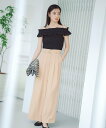 NATURAL BEAUTY BASIC バックサテンリラクシーパンツ ナチュラルビューティベーシック パンツ その他のパンツ ブラウン ブラック オレンジ【送...