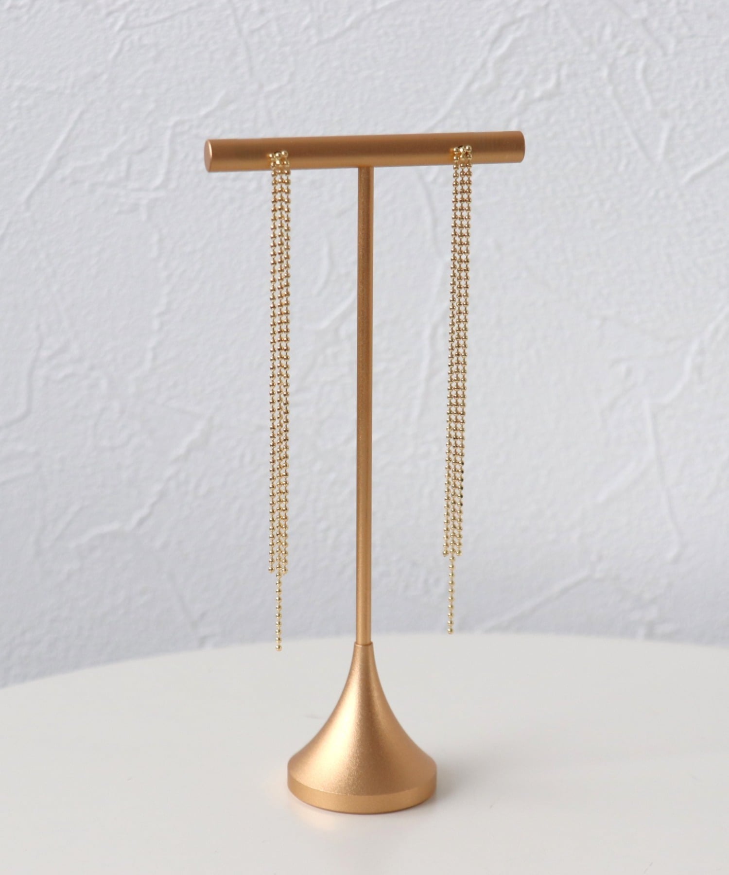 Three Four Time /チェーンロングピアス スリーフォータイム アクセサリー・腕時計 ピアス シルバー ゴールド