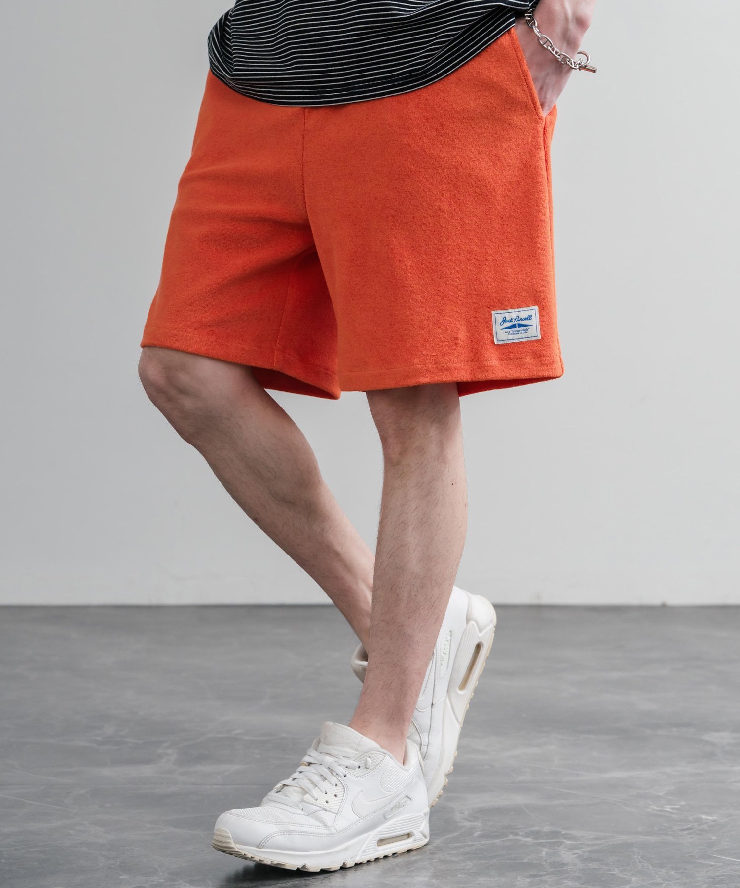 Rocky Monroe CONVERSE JACK PURCELL パイルハーフパンツ ロッキーモンロー パンツ その他のパンツ ブルー グリーン オレンジ ブラック ネイビー【送料無料】