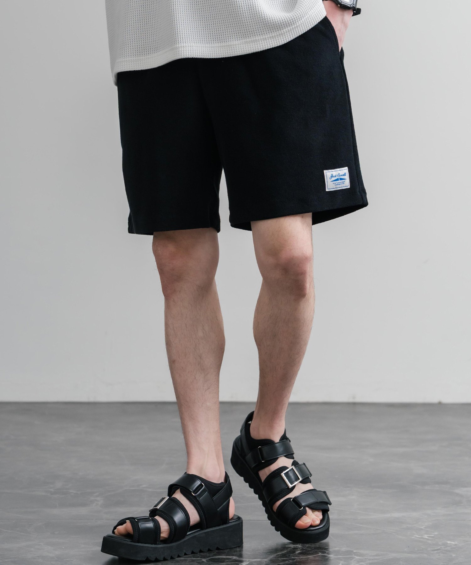 Rocky Monroe CONVERSE JACK PURCELL パイルハーフパンツ ロッキーモンロー パンツ その他のパンツ ブルー グリーン オレンジ ブラック ネイビー【送料無料】