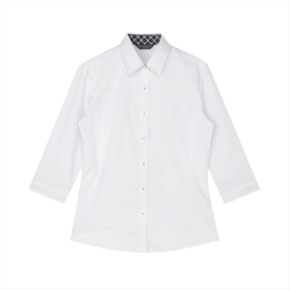 【透け防止】 レギュラー 七分袖 形態安定 レディースシャツ BL01K304AB24R1S-13 トーキョーシャツ スーツ・フォーマル Yシャツ・カッターシャツ ブルー