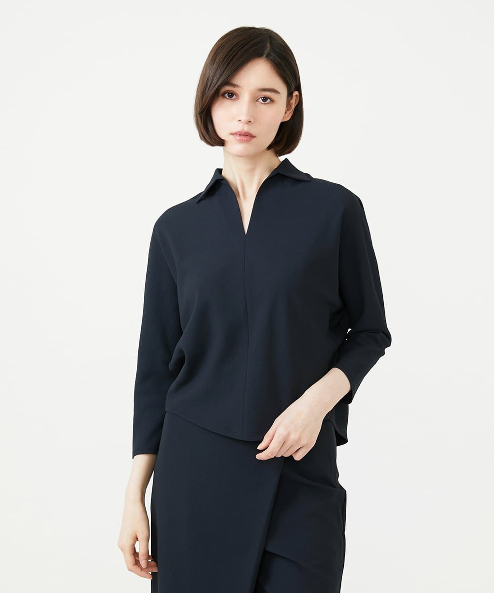 Sybilla ドルマンスリーブスキッパーカットソー シビラ トップス カットソー・Tシャツ ブラック ブルー