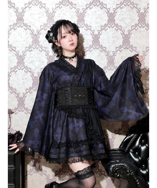 NOEMIE ゴシック十字架チュール浴衣ドレス ノエミー ワンピース・ドレス その他のワンピース・ドレス
