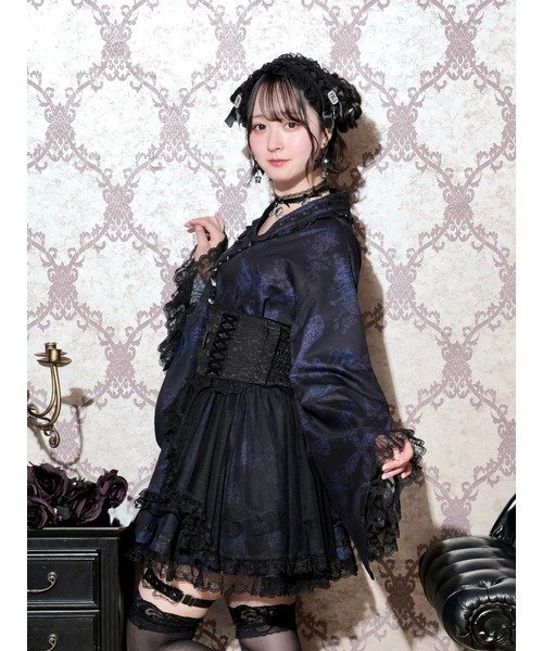NOEMIE ゴシック十字架チュール浴衣ドレス ノエミー ワンピース・ドレス その他のワンピース・ドレス