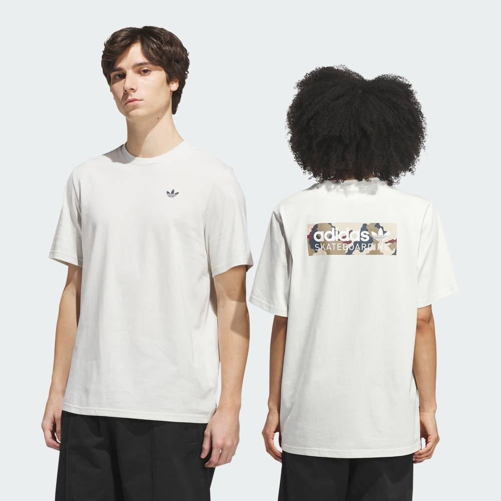 adidas 【公式】アディダス adidas 返品可 SKATEBOARDING CAMO LOGO TEE アディダス トップス カットソー・Tシャツ グレー【送料無料】