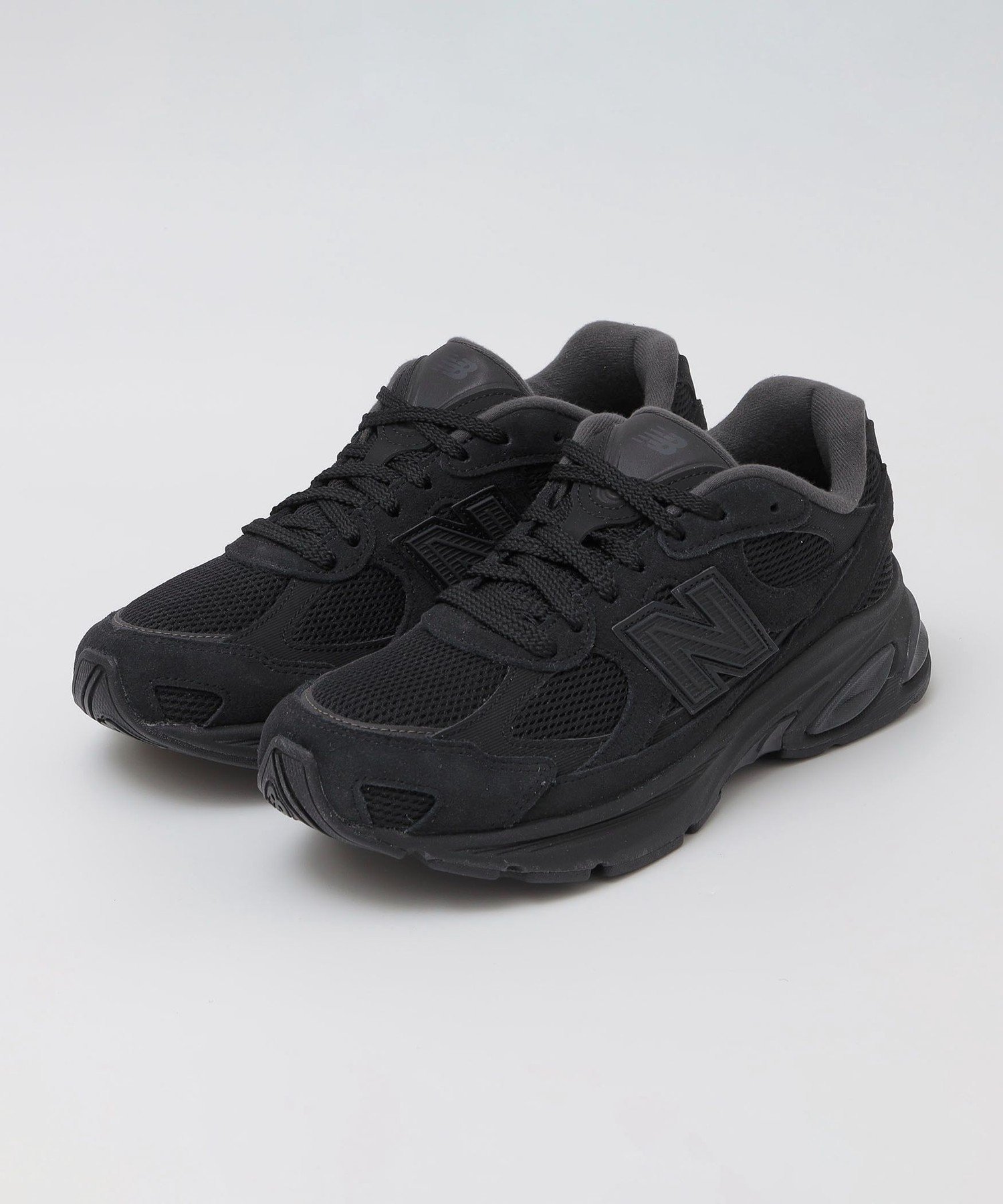 SHIPS MEN NEW BALANCE: Abzorb 2010 シップス シューズ・靴 スニーカー ブラック【送料無料】