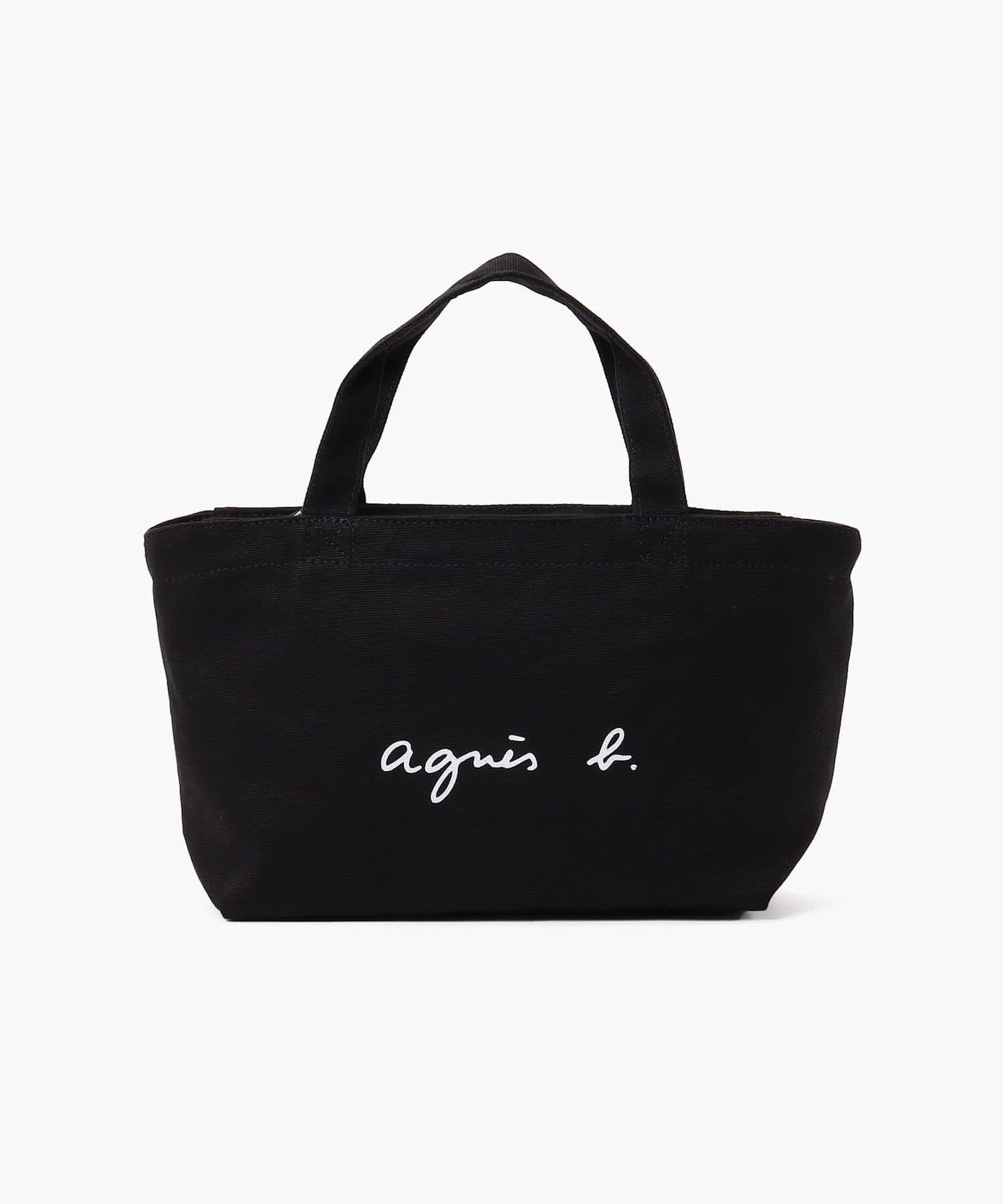 トートバッグ agnes b. VOYAGE WEB限定 GO03-02 ロゴトートバッグ アニエスベー バッグ トートバッグ ブラック【送料無料】