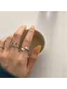 【SALE/30%OFF】Aimoon リングセット 指輪マルチデザイン重ね付け ミニミニストア アクセサリー・腕時計 リング・指輪 シルバー
