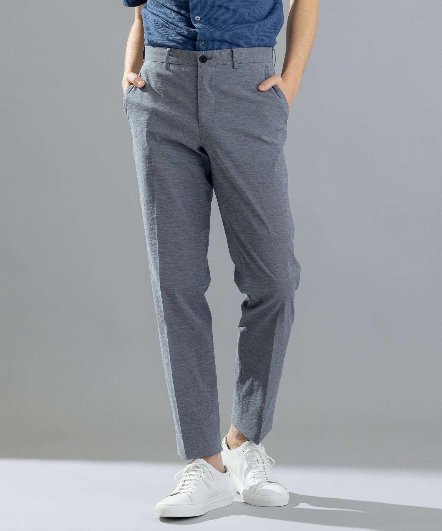 【SALE／30%OFF】JOSEPH HOMME スーパーストレッチウェザー / CITY ジョゼフ オム パンツ スラックス・ドレスパンツ ブラック グレー【送料無料】