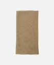 NOBLE THROW/スロー Linen Cross Mesh Scarf ノーブル ファッション雑貨 スカーフ・バンダナ カーキグリーン ベージュ【送料無料...