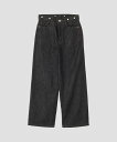 MARGARET HOWELL ORGANIC COTTON DENIM TROUSERS マーガレット・ハウエル パンツ その他のパンツ ブラック【送料無料】