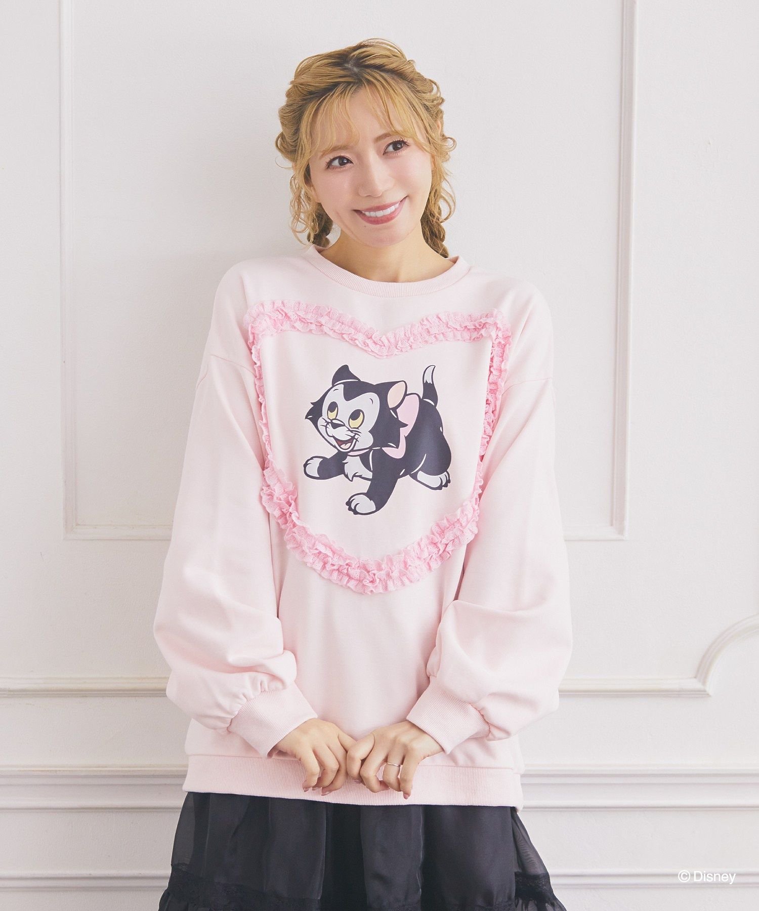 【SALE／30%OFF】Areeam フィガロ/ハートレーストレーナー アリーム トップス スウェット・トレーナー ピンク【送料無料】