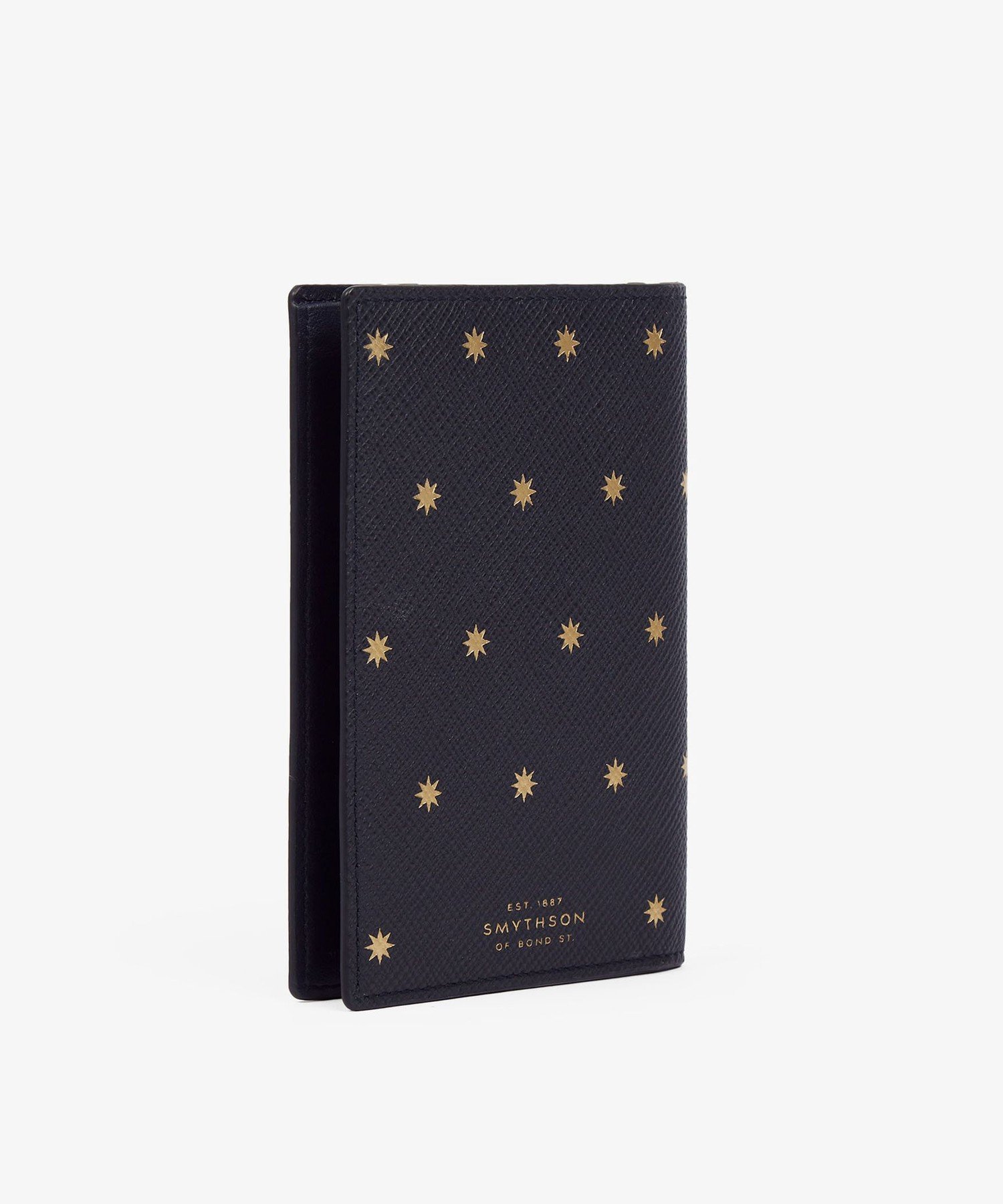 SMYTHSON Panama Stars Passport Cover スマイソン 財布・ポーチ・ケース パスケース・定期入れ ネイビー【送料無料】