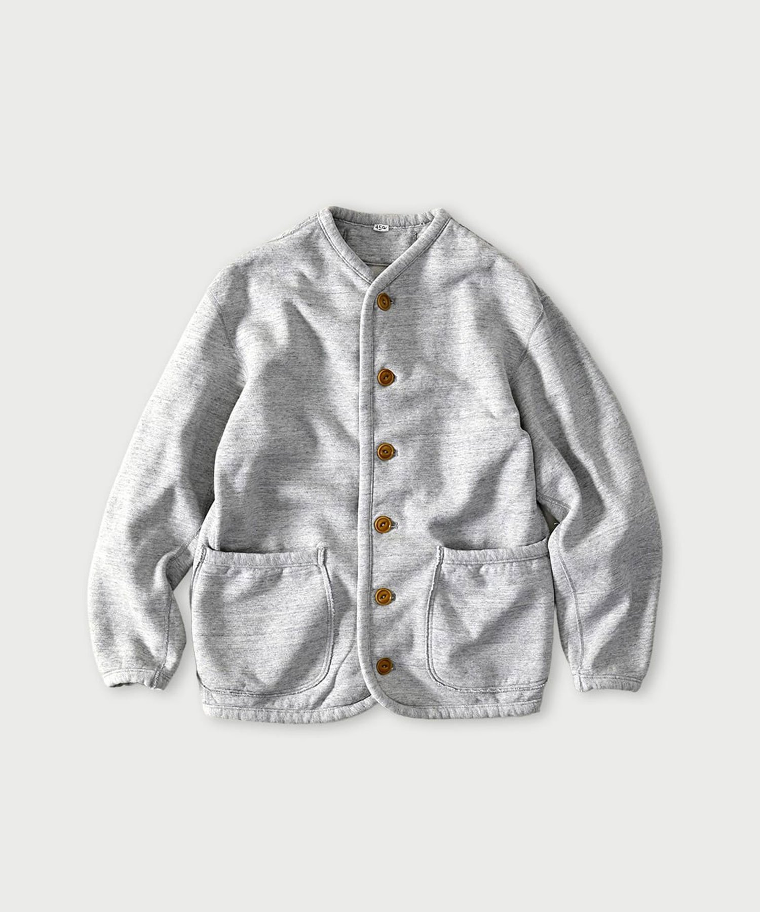 45R ヘリテージ裏毛の908バインダーカーデ(トップ) フォーティファイブアール トップス カーディガン グレー【送料無料】