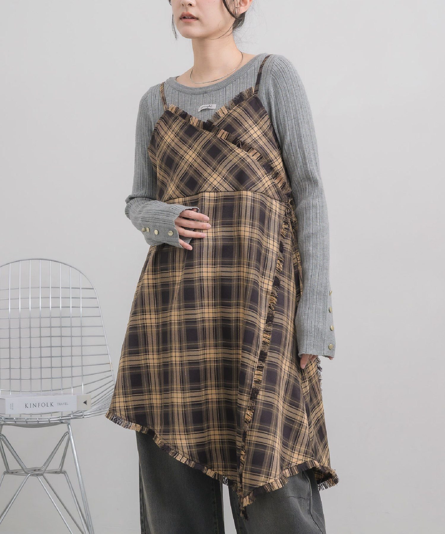 RETRO GIRL フリンジキャミOP レトロガール ワンピース・ドレス チュニック ブラウ...