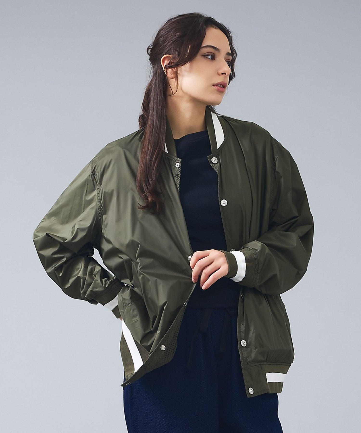 ABAHOUSE LASTWORD 【TAION / タイオン】 NON DOWN BASIC REVERSIBLE アバハウス ジャケット・アウター ブルゾン・ジャンパー ブラック ネイビー カーキグリーン【送料無料】