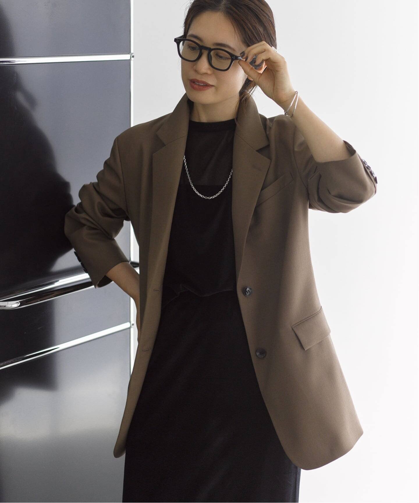VERMEIL par iena 《追加予約》TAILORED ジャケット ヴェルメイユ パー イエナ ジャケット・アウター テーラードジャケット・ブレザー カーキグリーン