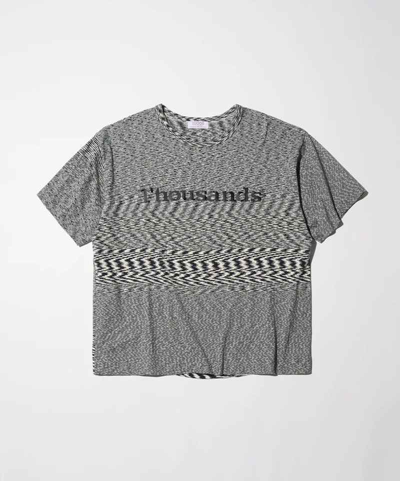GARDEN TOKYO THOUSANDS/サウザンズ/VORTEX TECHNICAL LOGO TEE ガーデン トップス カットソー・Tシャツ ブラック ブルー