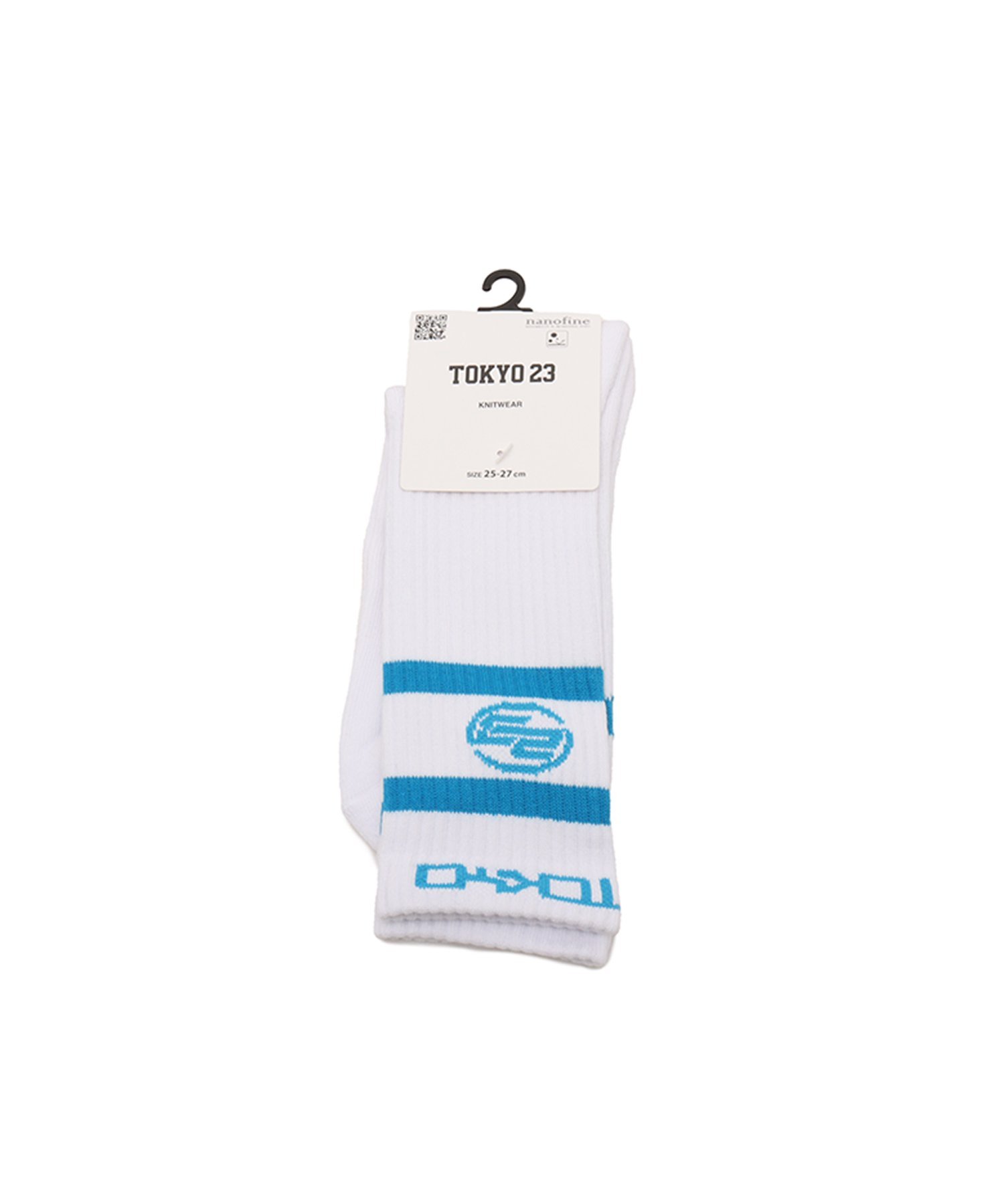 TOKYO 23 TOKYO 23 Color Line Socks WHITE X BLUE アトモス 靴下・レッグウェア 靴下 ホワイト