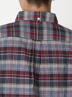 Madras Buttondown Shirt 11-11-5974-139: Purple Madras Buttondown Shirt 11-11-5974-139: Purple
