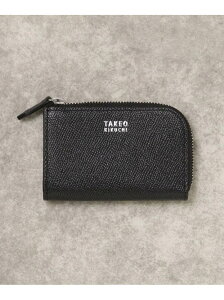 【SALE／50%OFF】TAKEO KIKUCHI 【WEB限定】イタリアンレザー 大人シリーズ コイン&キーケース タケオキクチ 財布/小物 キーケース ブラック グリーン ブラウン【送料無料】