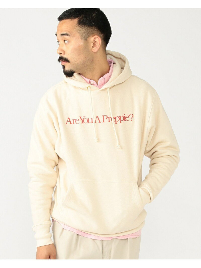 BEAMS MEN Rowing Blazers / "ARE YOU A PREPPIE?" HOODIE ビームス アウトレット トップス スウェット・トレーナー ホワイト