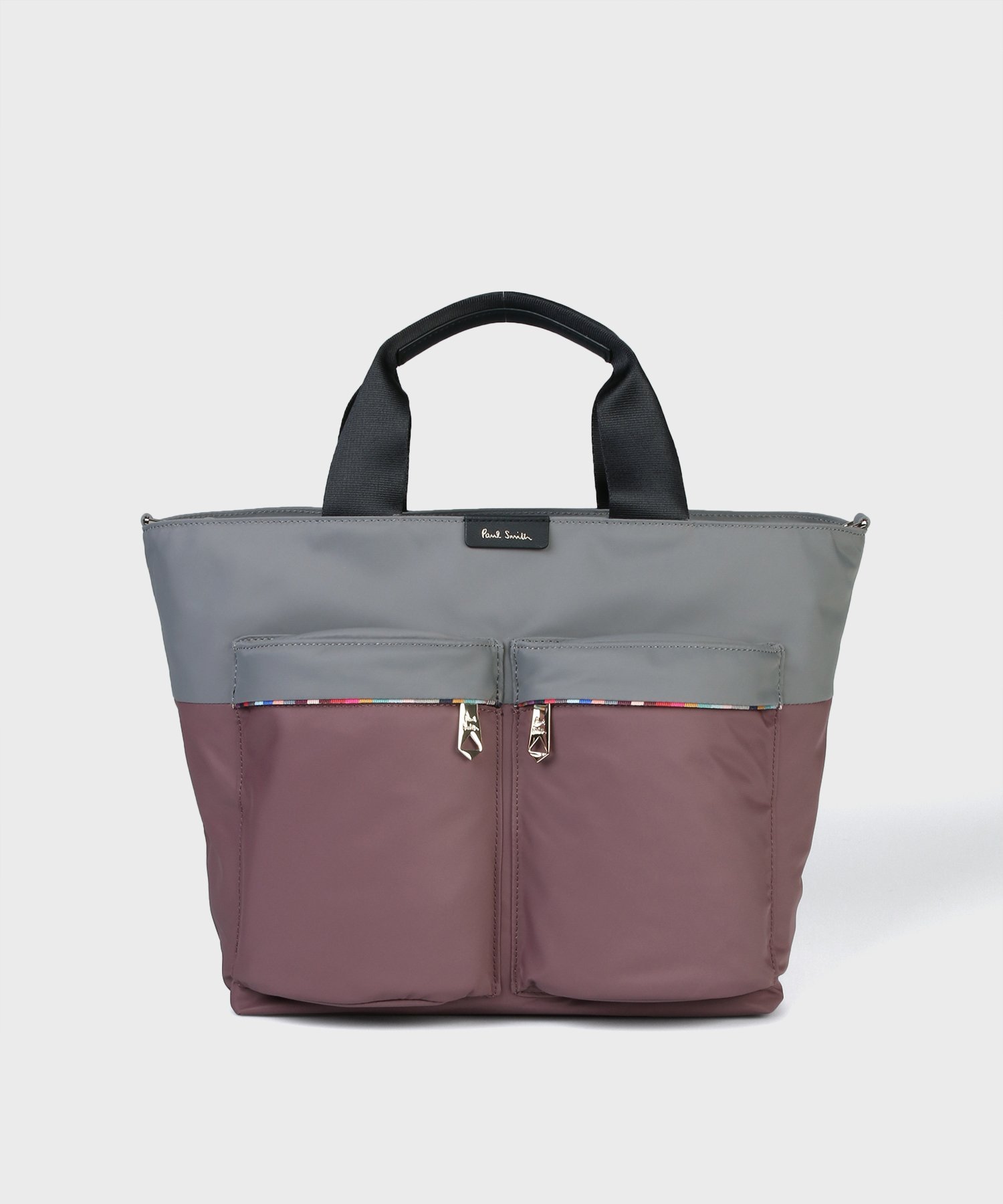 【SALE／40%OFF】Paul Smith 【公式】バイカラーブロック トートバッグ ポール・スミス　アウトレット バッグ トートバッグ ピンク【送料無料】