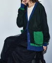 【SALE/48%OFF】MAISON BREEZE reveur MAISON BREEZE reveur/配色カーディガン セットアップセブン トップス カ...