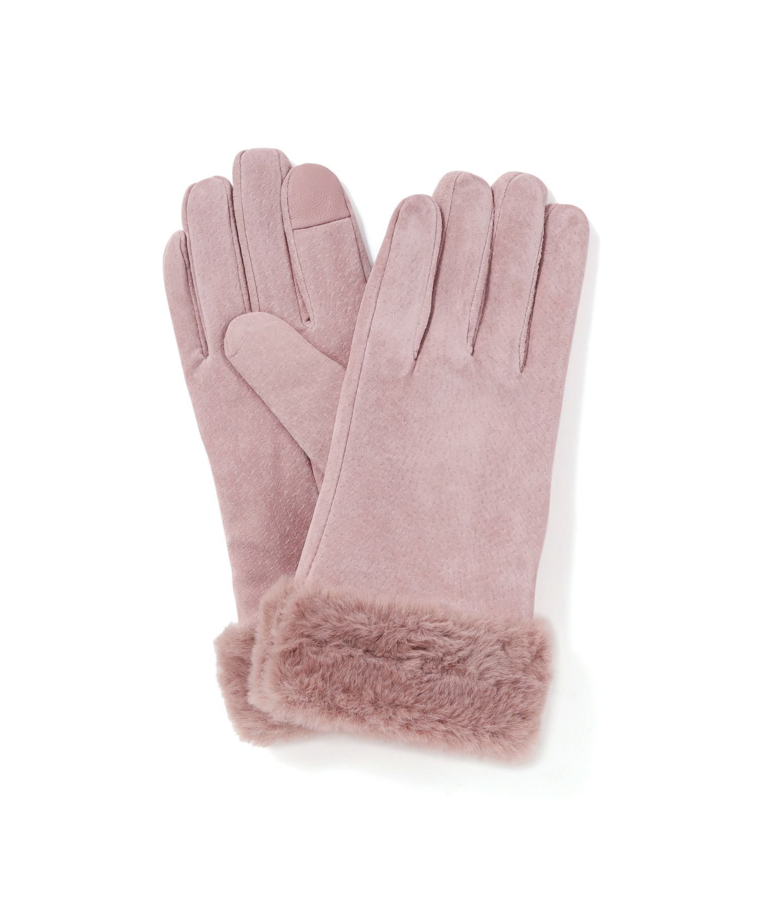 Francfranc スエードグローブ ピンク フランフラン ファッション雑貨 手袋 ピンク