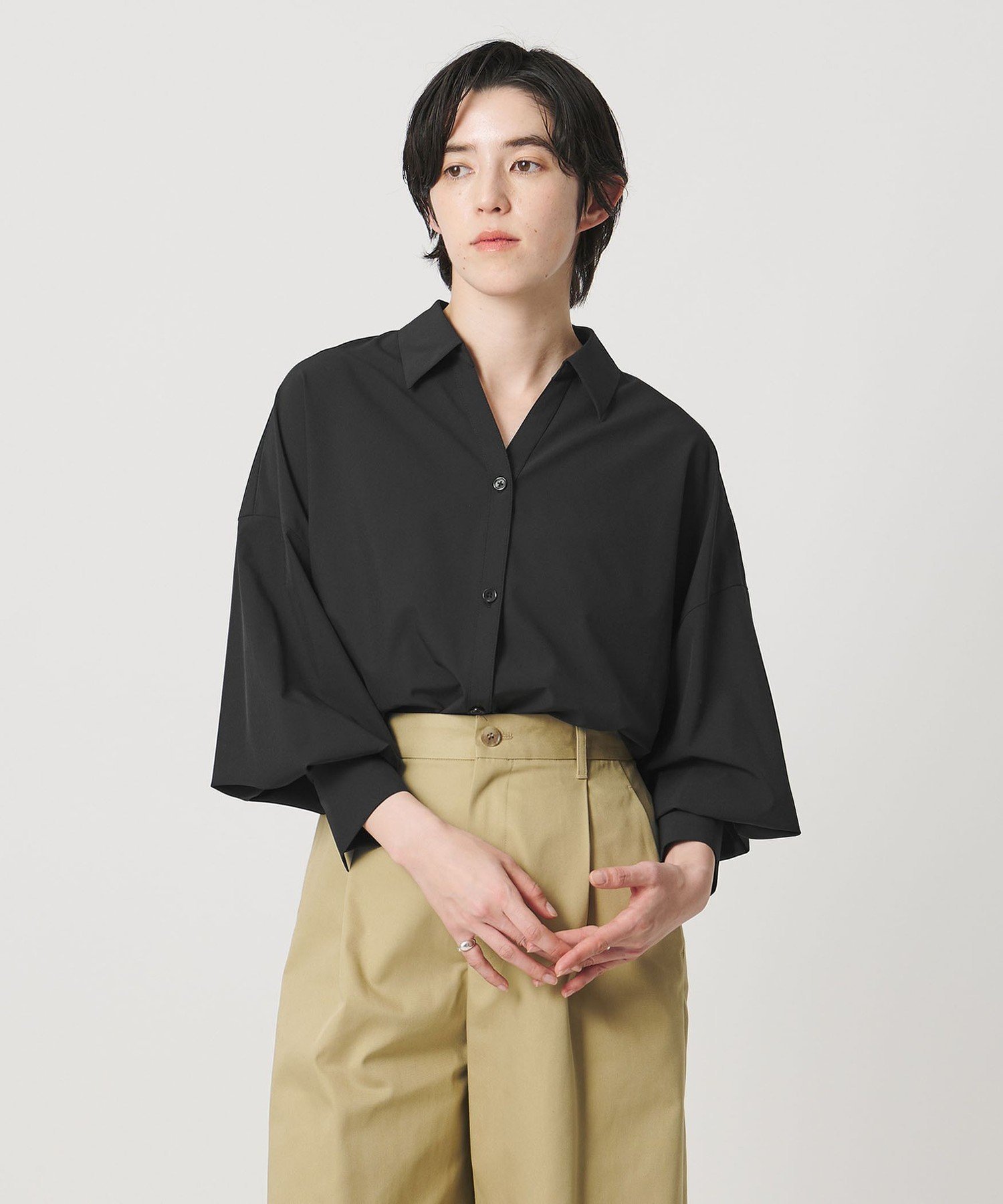 MARW UNITED ARROWS ＜MARW UNITED ARROWS＞スキッパーシャツ UVカット ビューティ...