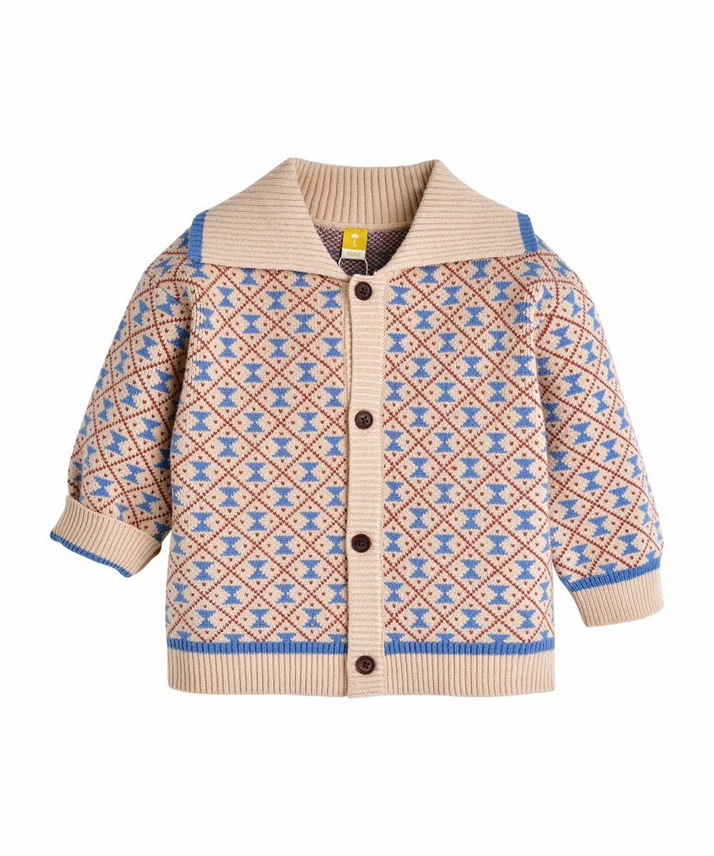 【SALE／70%OFF】moimoln レペニットカーディガン モイモルン トップス カーディガン ベージュ