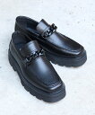 【SALE/20%OFF】LOVEHUNTER メンズ ストリート セットアップ スウェット 厚底 チェーンローファー ☆1731 サンエーフットウェアー シュ...