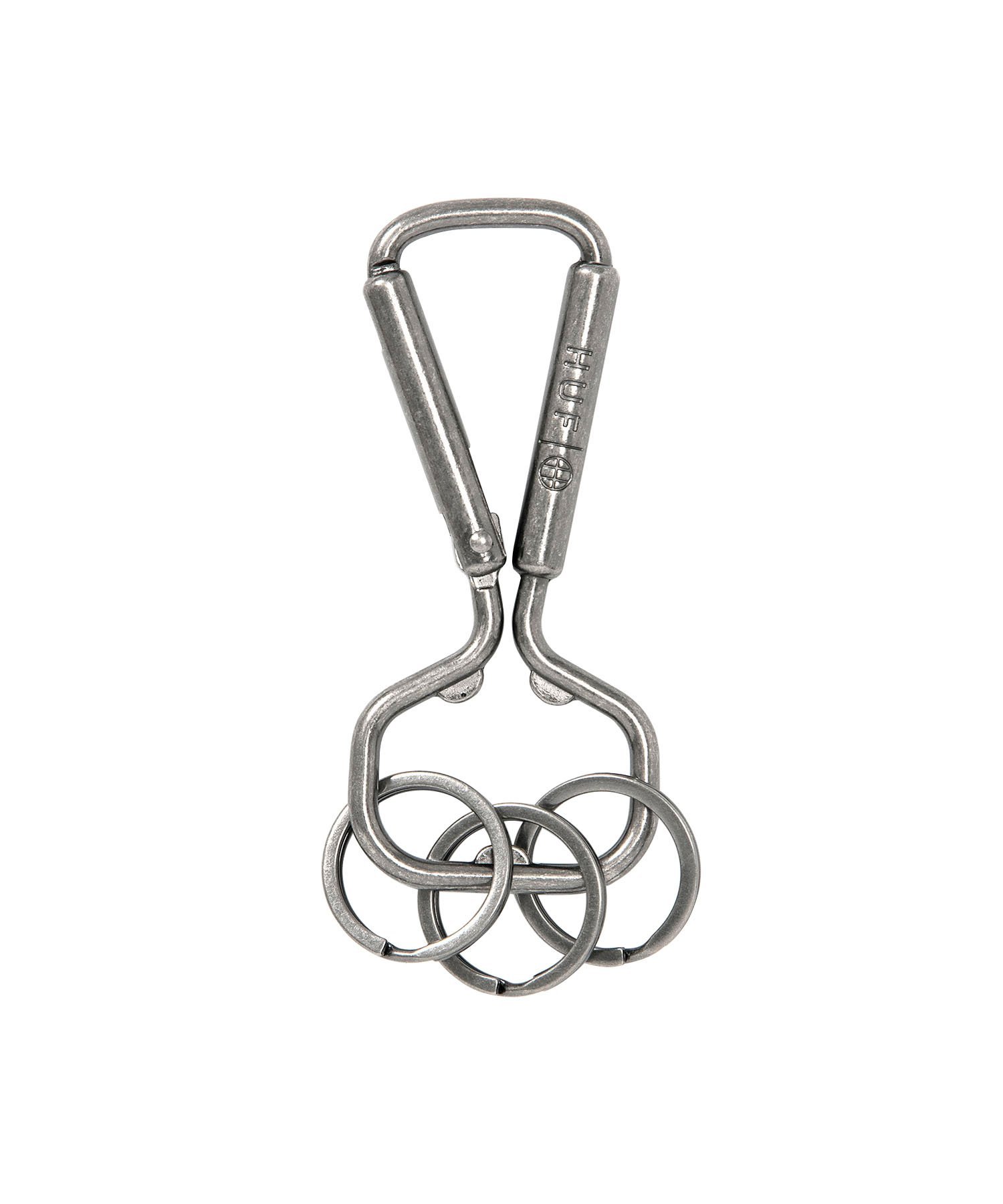 HUF BOTTLE OPENER CARABINER HUF ハフ カラビナ ハフ ファッション雑貨 チャーム・キーチェーン シルバー ゴールド ブラック