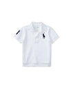 POLO RALPH LAUREN (ベビー)コットン メッシュ ポロシャツ ラルフローレン トップス ポロシャツ ホワイト【送料無料】