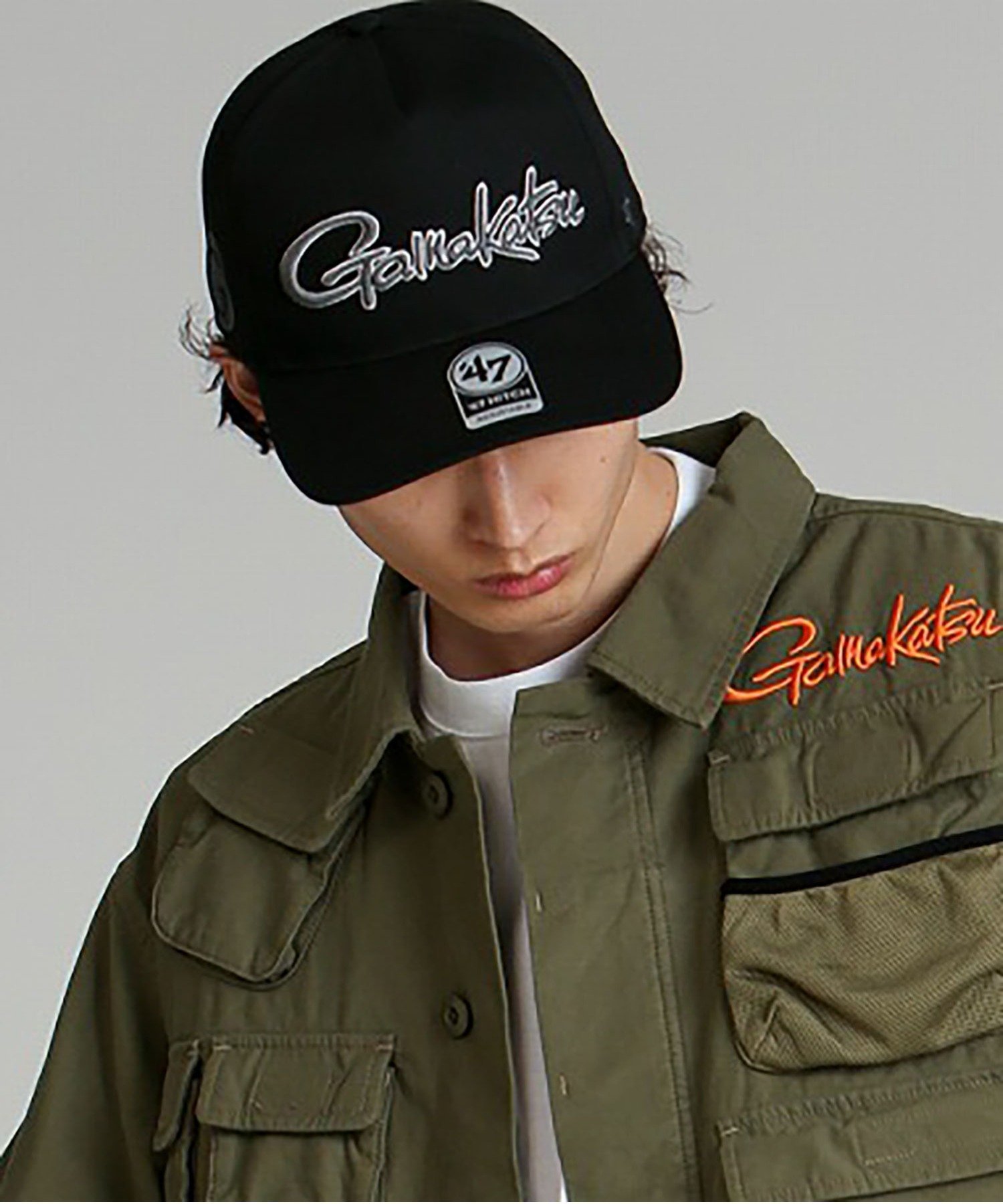 Rakuten FashionのJohnbull Private labo GAMAKATSU(R) '47 HITCH CAP ジョンブルプライベートラボ 帽子 キャップ ブラック【送料無料】｜アングル2