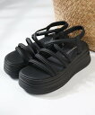 【SALE/20%OFF】LibertyDoll 6cmヒール ワンピース セットアップ 厚底コードサンダル ☆4188 サンエーフットウェアー シューズ・靴 ...