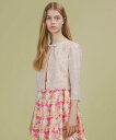 TOCCA TRANSPARENT LACE BOLERO ボレロ トッカ トップス カーディガン ベージュ ブラック【送料無料】|詳細画像